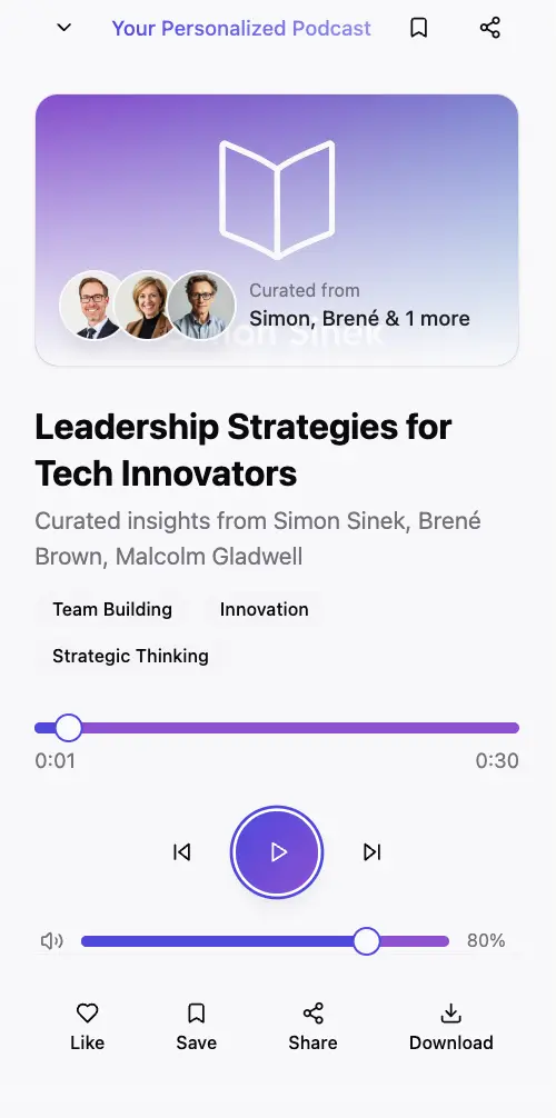 RabbitHole - Leadership Strategies for Tech Innovators product interface